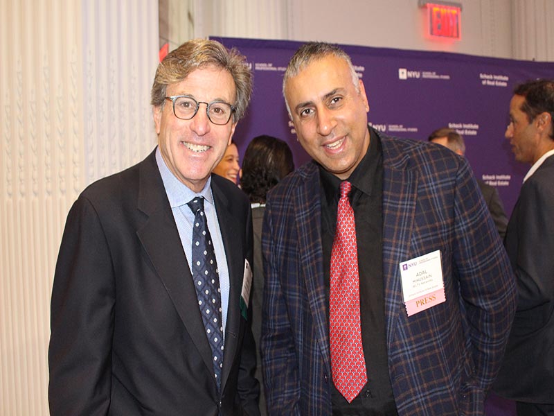 Dr Abbey with Robert S Blumenthal Vice Chairman of Deutsche Bank & Conf Chair
