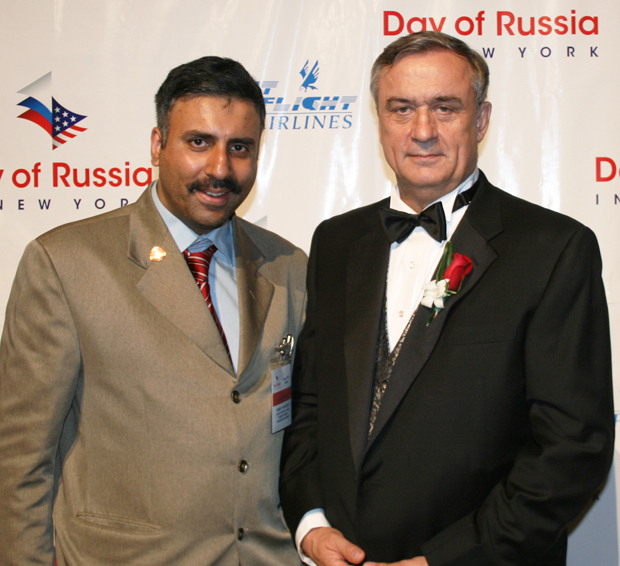 Dr.Abbey with Antoly S.Karpov,President Polet Airlines