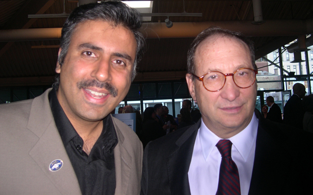 Dr.Abbey with Billionaire  Developer Bruce Ratner