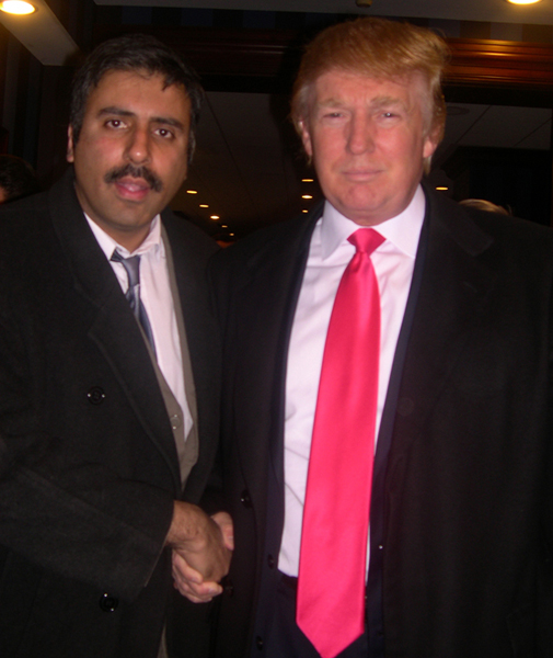 Dr.Abbey with Billionaire Donald Trump Realestate Tycoon