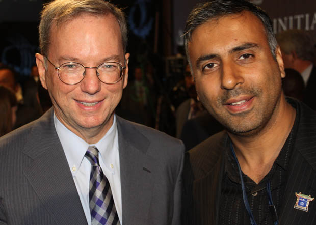 Dr.Abbey with Billionaire Former CEO of Google CEO Eric Schmidt