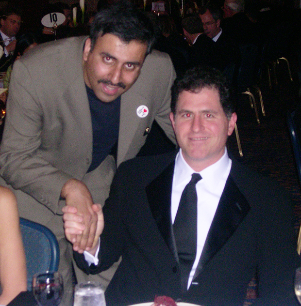 Dr.Abbey with Billionaire Michael Dell President Dell Computers