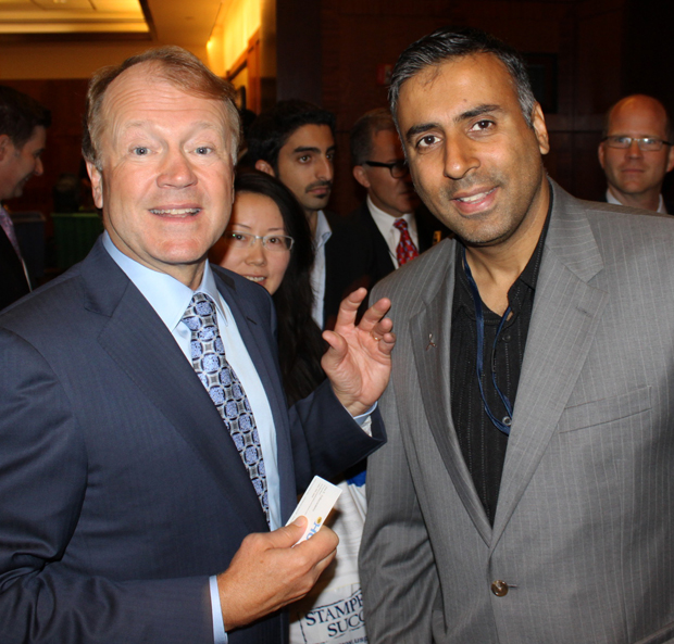 Dr.Abbey with Cisco Systems President and CEO John Chambers
