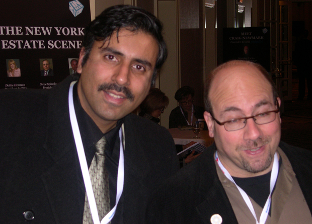 Dr.Abbey with Craig Newmark Customer Service Rep  & Founder Craigslist