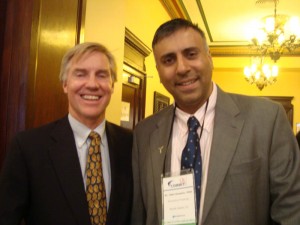 r.Abbey with Daryl Brewster ,CEO CECP