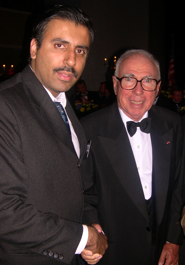 Dr.Abbey with Felix Rohatyn Former Investment Banker
