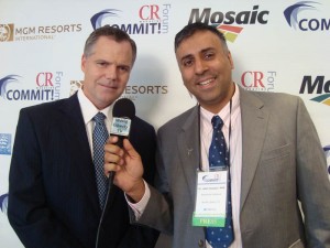 Dr.Abbey with James J.Murren, Chairman and CEO ,MGM Resorts Int'l