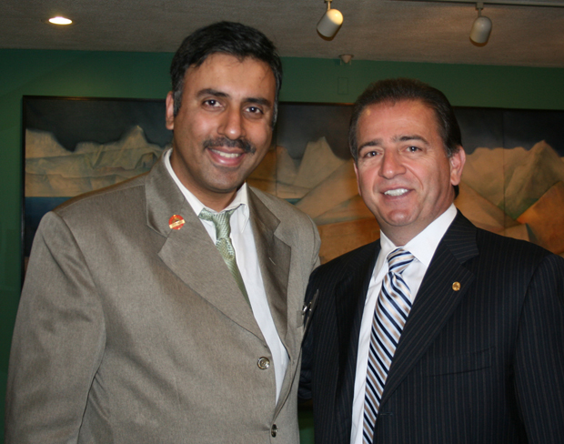 Dr.Abbey with Joseph P.Campanelli,President & CEO, Sovereign Bank