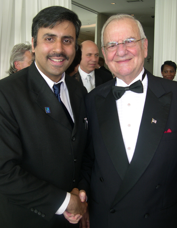 Dr.Abbey with Lee Iacocca Former Chairman of Chrysler Corp