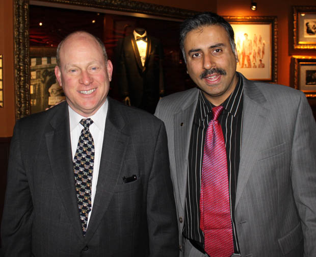 Dr.Abbey with  Mark S. Jaffe, president and CEO, Greater New York Chamber of Commerce