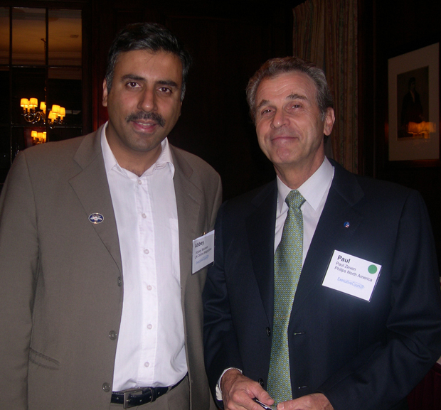 Dr.Abbey with Paul Zeven Former CEO Philips Electronics NA
