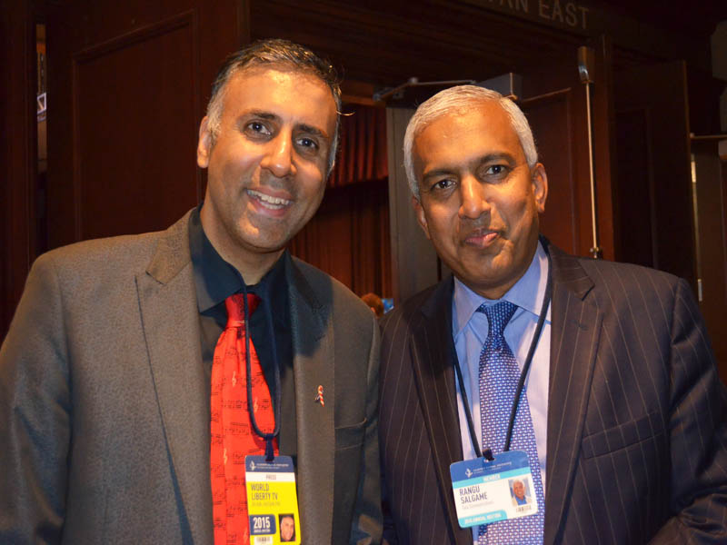 Dr.Abbey with Rangnath Salgame CEO Tata Communications
