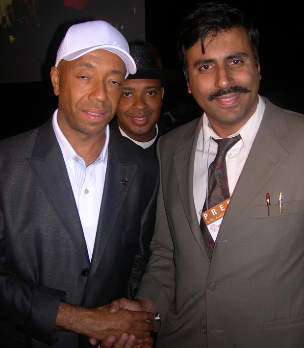 Dr.Abbey with Russell Simmons Music and Business Tycoon
