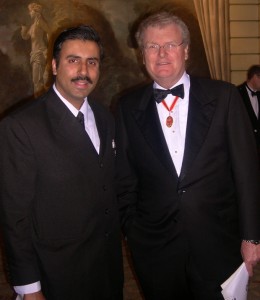 Dr.Abbey with Sir Howard Stringer Chairman of Sony Corp