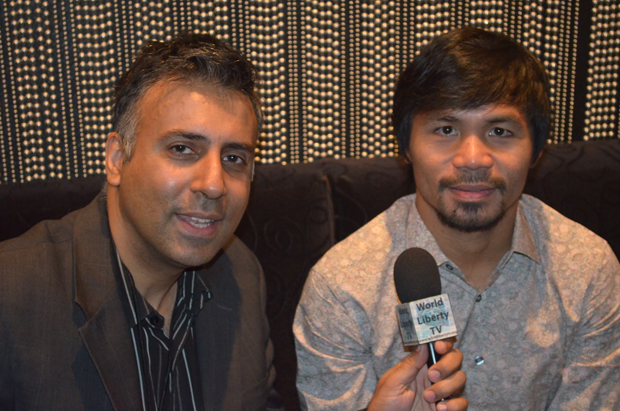 Dr Abbey Interviewing Boxing Great Manny Pacquiao