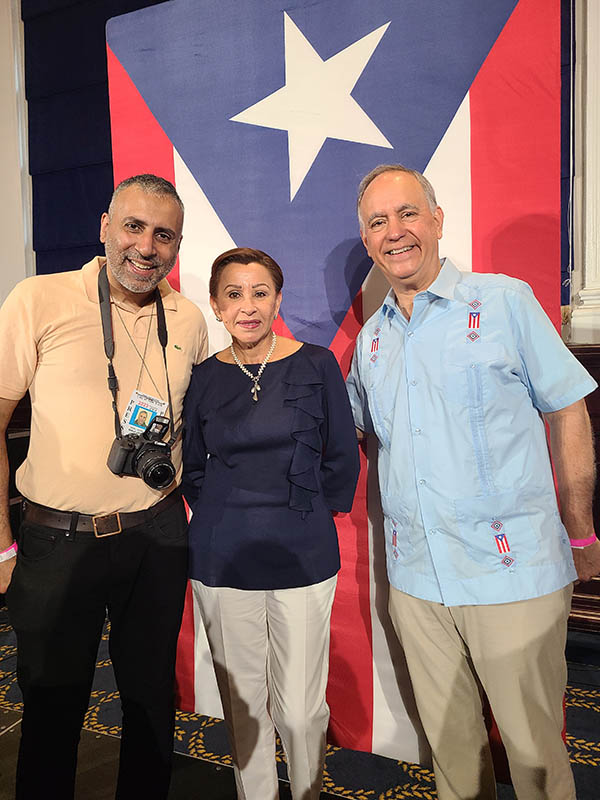 Dr Abbey With Congress Member Velasquez & Cuny Chancellor Felix Matos
