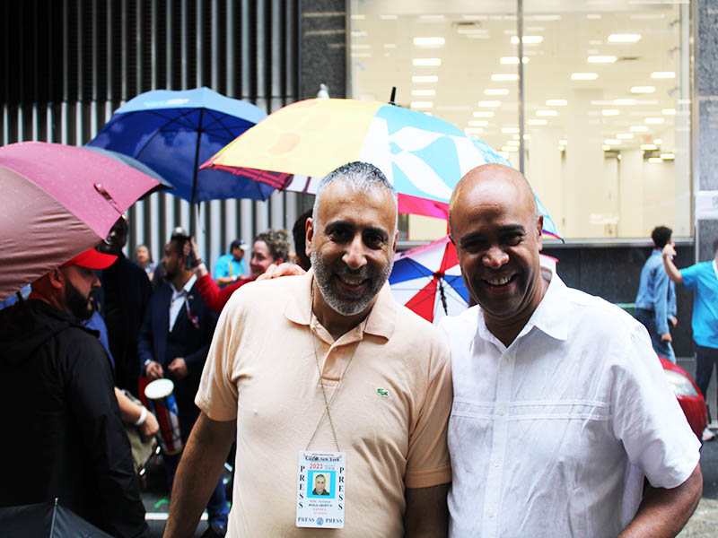 Dr Abbey with Adolfo Carrion Jr ,Commissioner of HPD