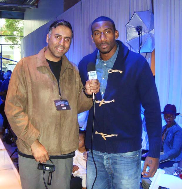 Dr. Abbey with Amar’e Stoudemire, New York Knicks, power forward