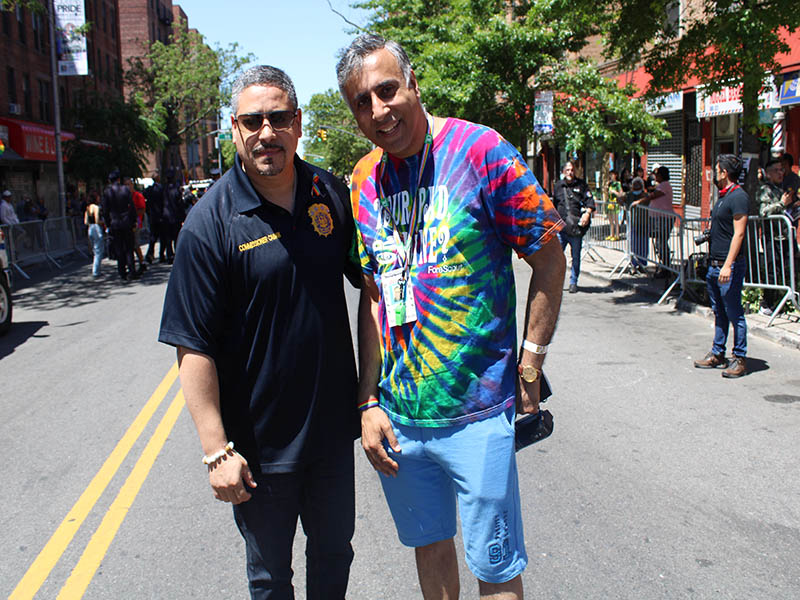 Dr Abbey with Edward Caban 1st Deputy NYPD Commissioner