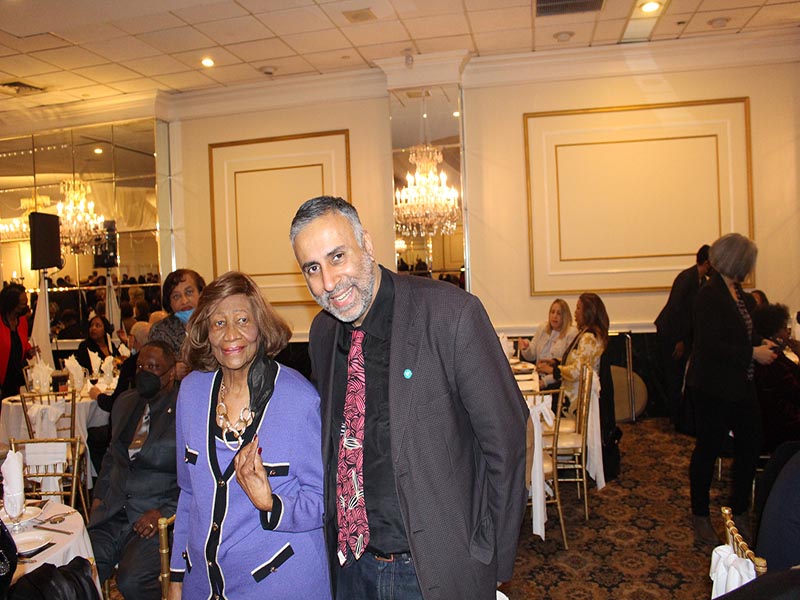 Dr Abbey with Hazel Dukes NAACP President