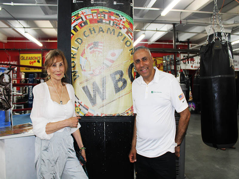 Dr Abbey with Jill Diamond President WBC Cares Charity