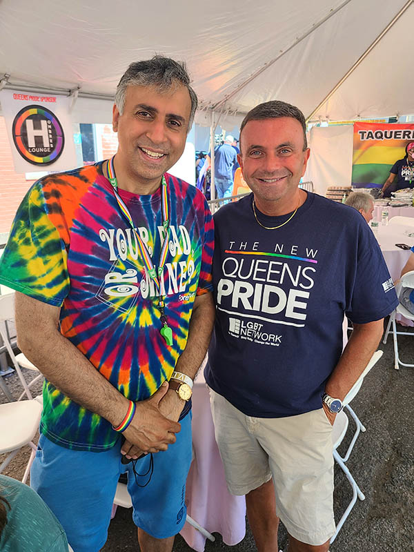 Dr Abbey with LGBT Network President and CEO David Kilmnick