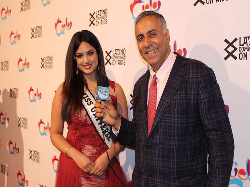 Dr Abbey with Miss Universe Harnaaz Sandhu