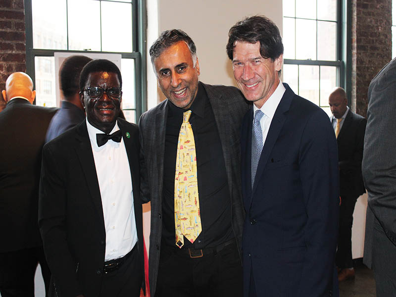Dr Abbey with Mr Isekenegbe & Kenneth Adams President LaGuardia Community College