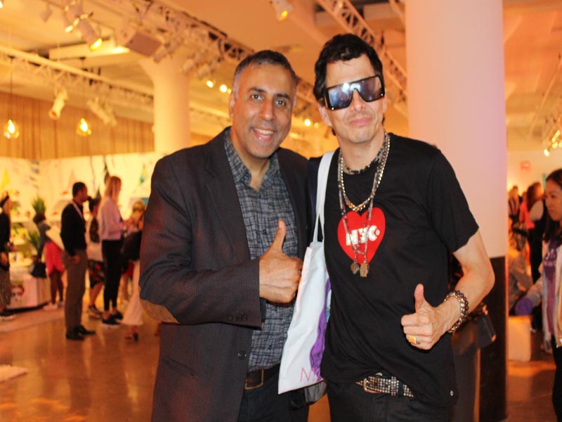 Dr Abbey with Pablo Starr founder Fashion week online