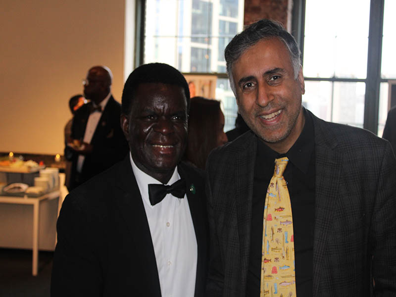 Dr Abbey with Thomas A. Isekenegbe President Bronx Community College