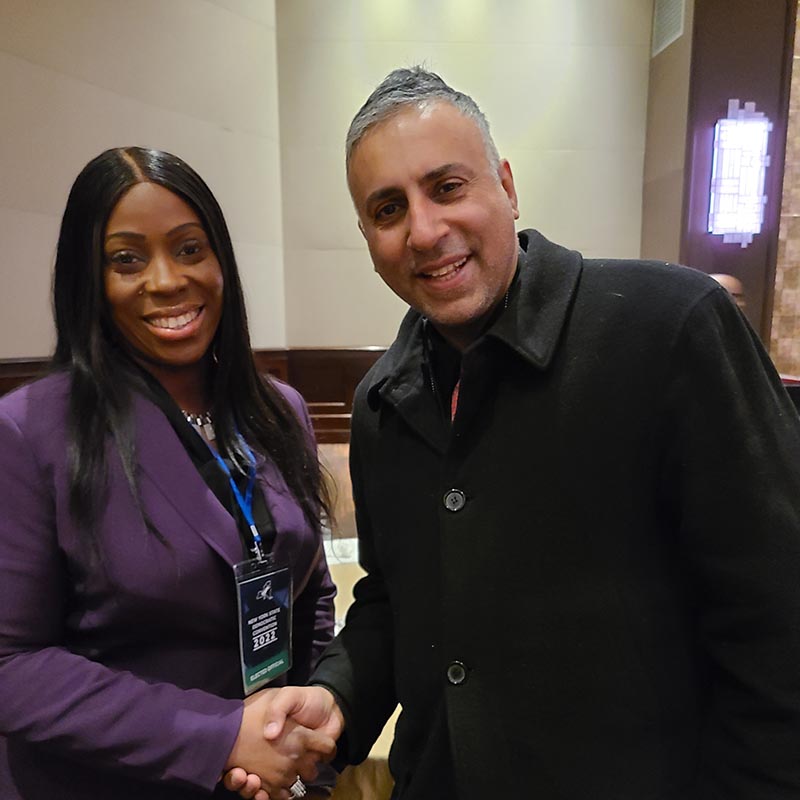 Dr Abbey with Vanessa Gibson Bronx Borough President