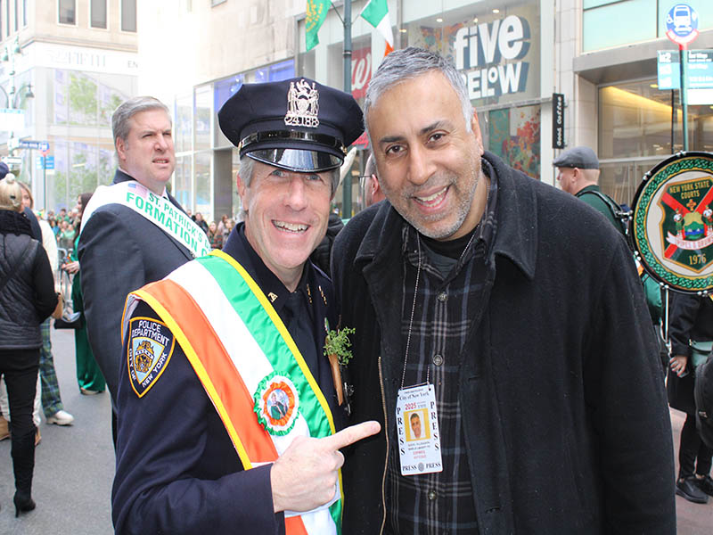 Dr Adal with Patrick Lynch President Police Benevolent Association of the City of New York