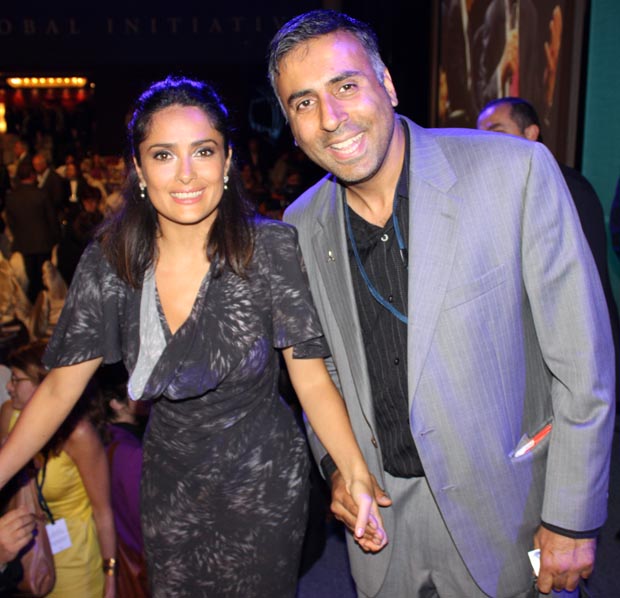 Dr. Abbey with Salma Hayek Actress