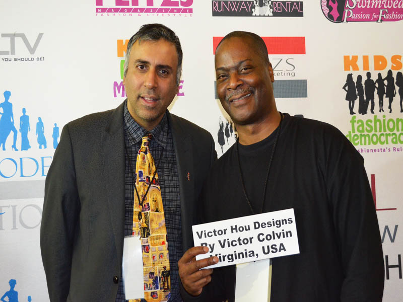 Dr.Abbey With Designer Victor Colvin