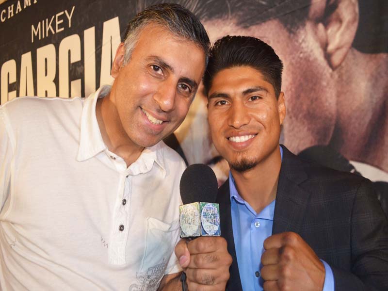 Dr.Abbey with 3 Time World Boxing Champion Mikey Garcia