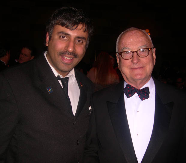 Dr.Abbey with Academy Award Winning Director James Ivory