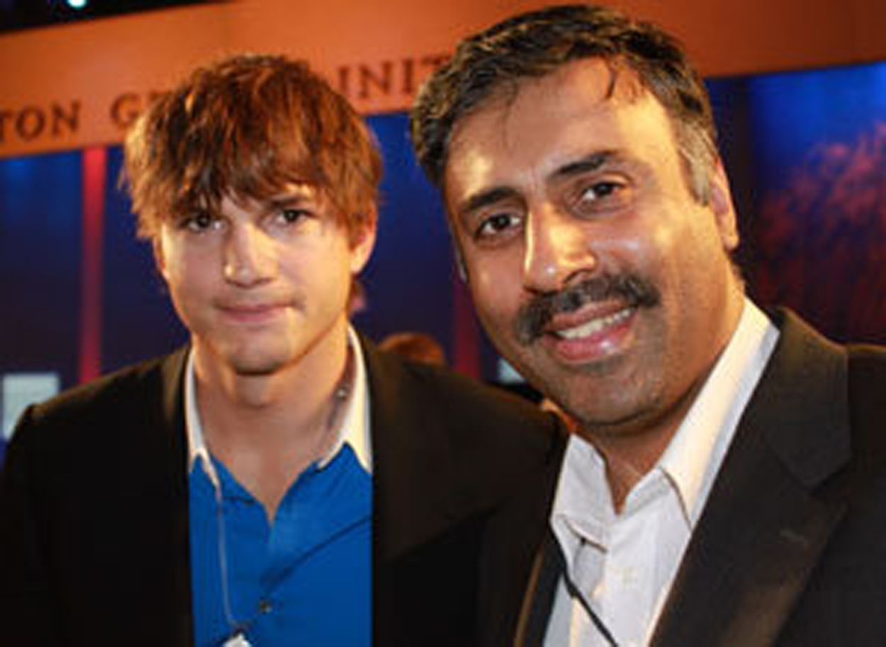 Dr.Abbey with Actor Ashton Kutcher