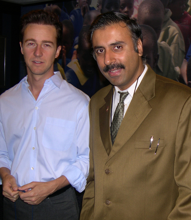 Dr.Abbey with Actor Edward Norton