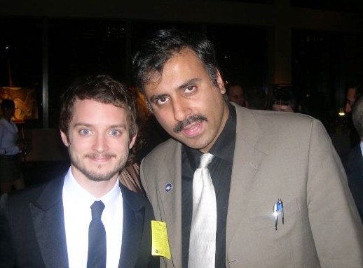 Dr.Abbey with Actor Elijah Wood