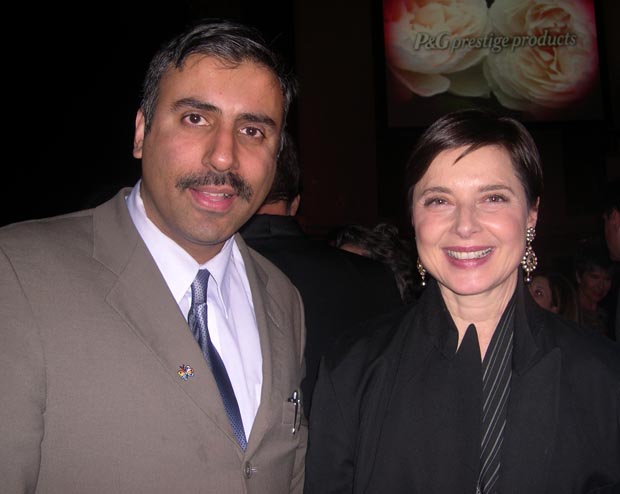 Dr.Abbey with  Actress Isabella Rossellini