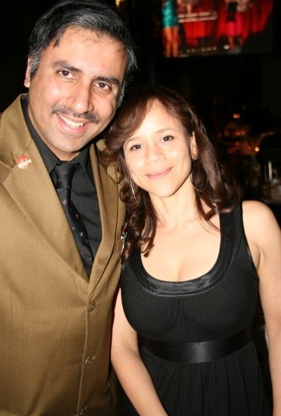 Dr.Abbey with Actress Rosie Perez