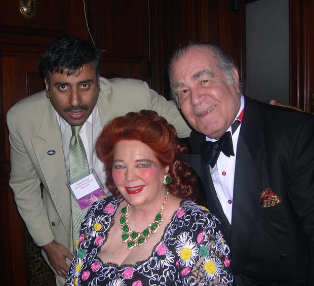 Dr.Abbey with Baroness W. Langer Von Langendorff and her husband