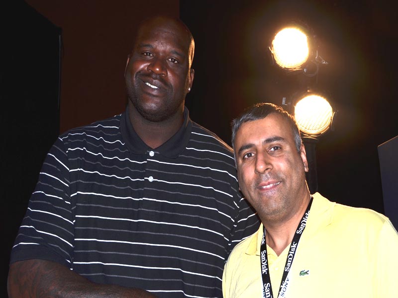 Dr.Abbey with Baskeball Great Shaquille O’Neal