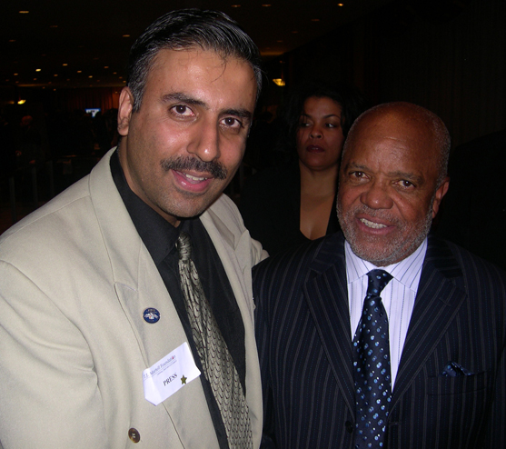 Dr.Abbey with Berry Gordy Founder Motown Records