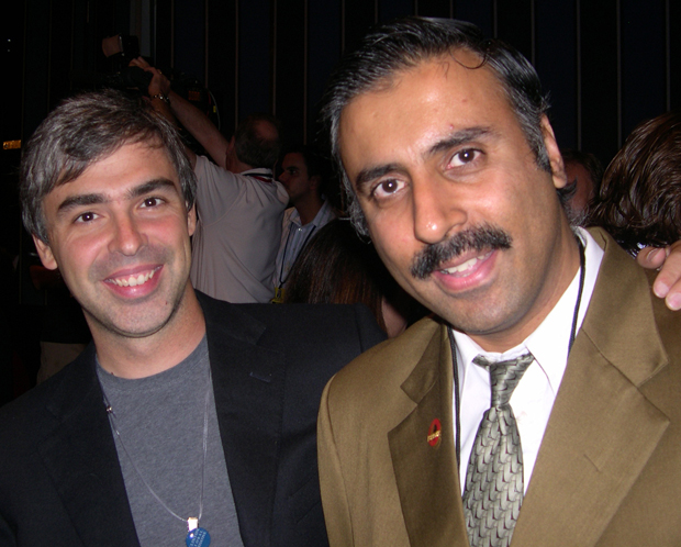 Dr.Abbey with Billionaire Larry Page Co-Founder Google