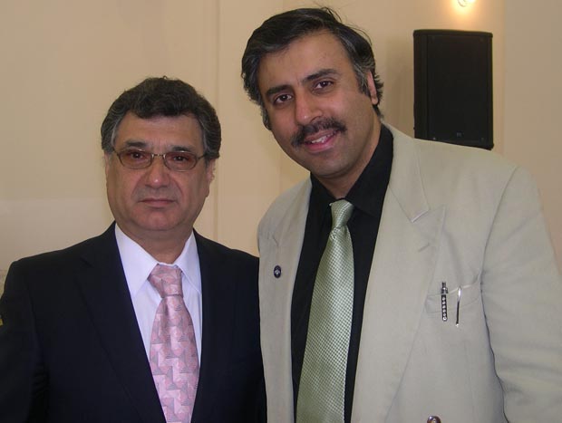 Dr.Abbey with  Boris Kandov President Bukharian Jewish Community Center