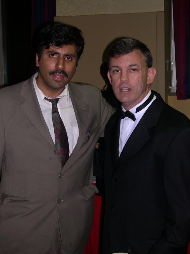 Dr.Abbey with Boxing Trainer & ESPN Commentator Teddy Atlas