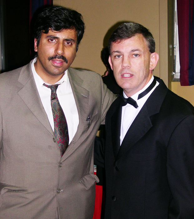 Dr.Abbey with Boxing Trainer Teddy Atlas