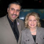 Dr.Abbey with Carolyn Maloney Congress member