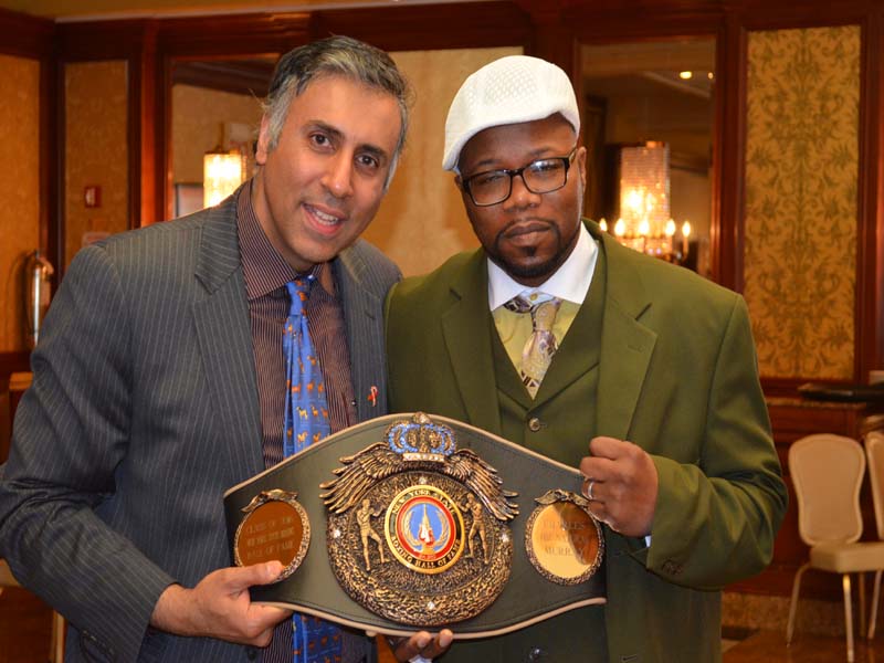 Dr.Abbey with Charles Murray former World Boxing Champ